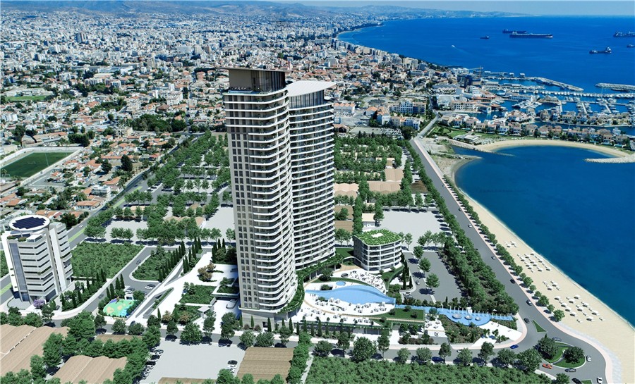 塞浦路斯利马索尔蓝色港湾 一线海景 200万欧2套_塞浦路斯房产_塞浦路